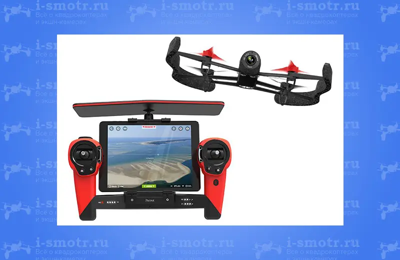 Квадрокоптер с пультом и встроенным экраном для FPV-полётов