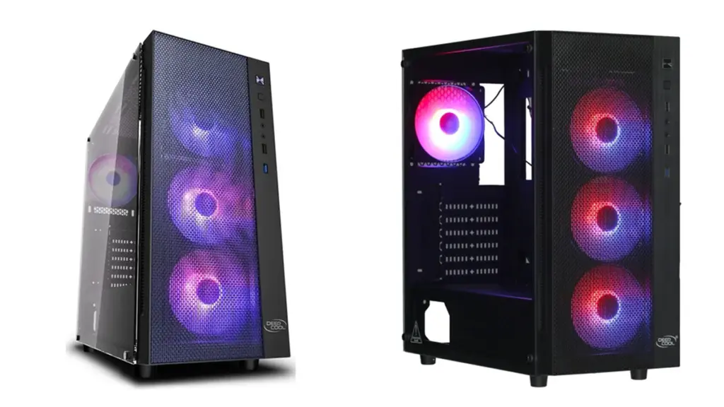 Корпус DEEPCOOL MATREXX 55 MESH ADD-RGB 4F с RGB-подсветкой вентиляторов