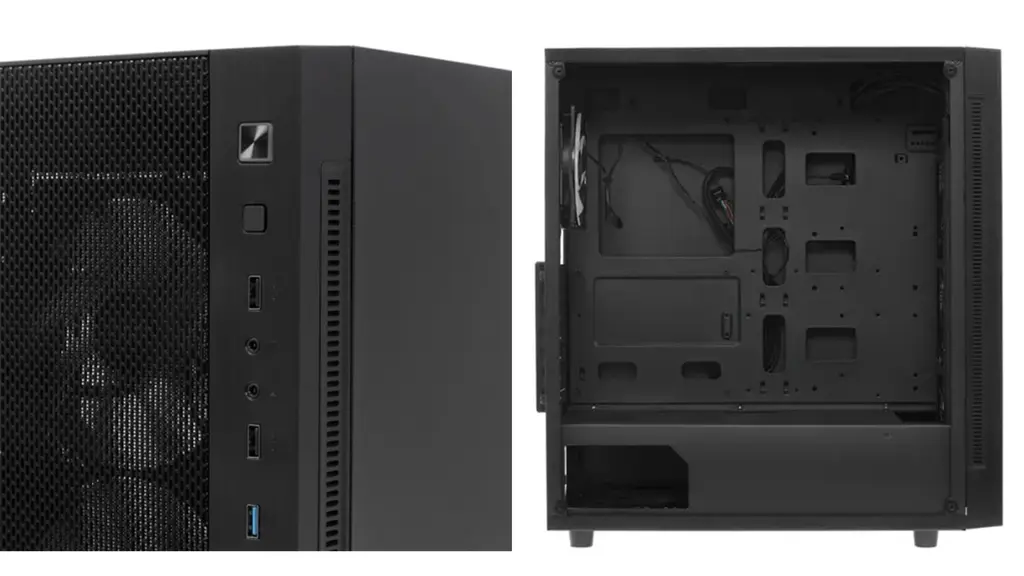 Корпус DEEPCOOL с открытой боковой панелью