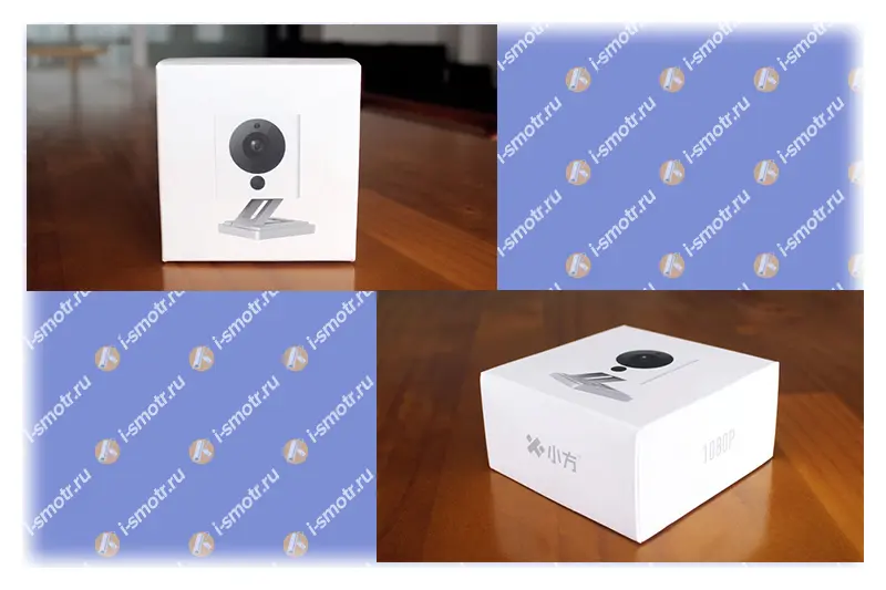 Камера Xiaomi Small Square и её коробка
