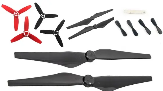 количество и форма лопастей пропеллеров