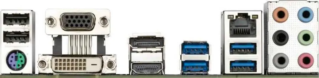 разъемы материнской платы Gigabyte B560 HD3